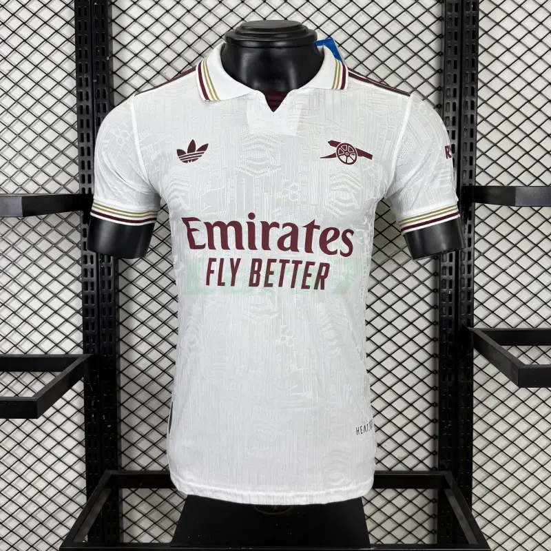 Camiseta Arsenal 3ª Equipación 2025/2026 Blanco (EDICIÓN JUGADOR)
