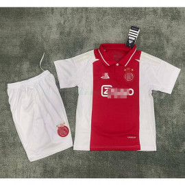 Camiseta Ajax de Ámsterdam 1ª Equipación 2024/2025 Niño Kit