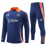 Sudadera de Entrenamiento Manchester United 2024/2025 Kit Azul Marino/Naranja