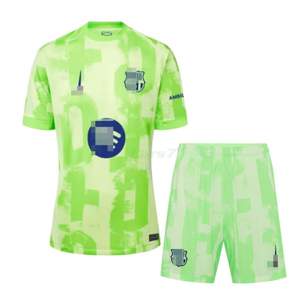 Camiseta Barcelona 3ª Equipación 2024/25 Niño Kit