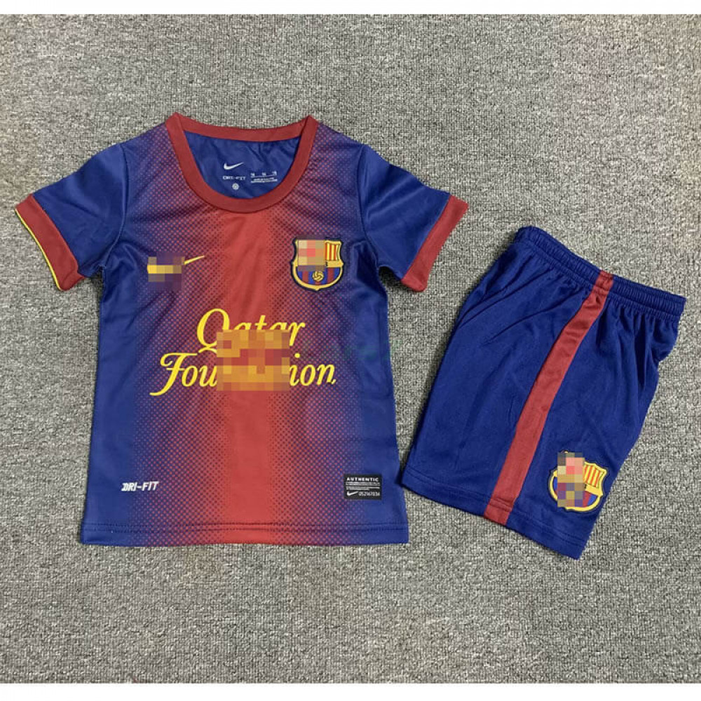 Camiseta Barcelona 1ª Equipación Retro 2012/13 Niño Kit