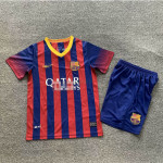 Camiseta Barcelona 1ª Equipación Retro 2013/14 Niño Kit