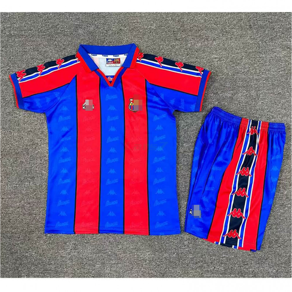 Camiseta Barcelona 1ª Equipación Retro 95/97 Niño Kit