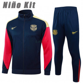 Chandal Barcelona 2024/2025 Niño Azul Marino/Rojo/Amarillo