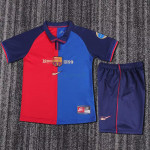 Camiseta Barcelona 1ª Equipación Retro 1999/2000 Niño Kit