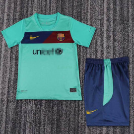 Camiseta Barcelona 2ª Equipación Retro 10/11 Niño Kit