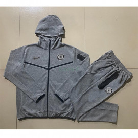 Chandal Chelsea FC 2024/2025 Con Capucha Gris Oscuro