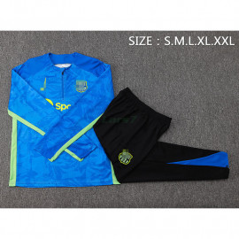 Sudadera de Entrenamiento Barcelona 2024/2025 Kit Azul/Verde