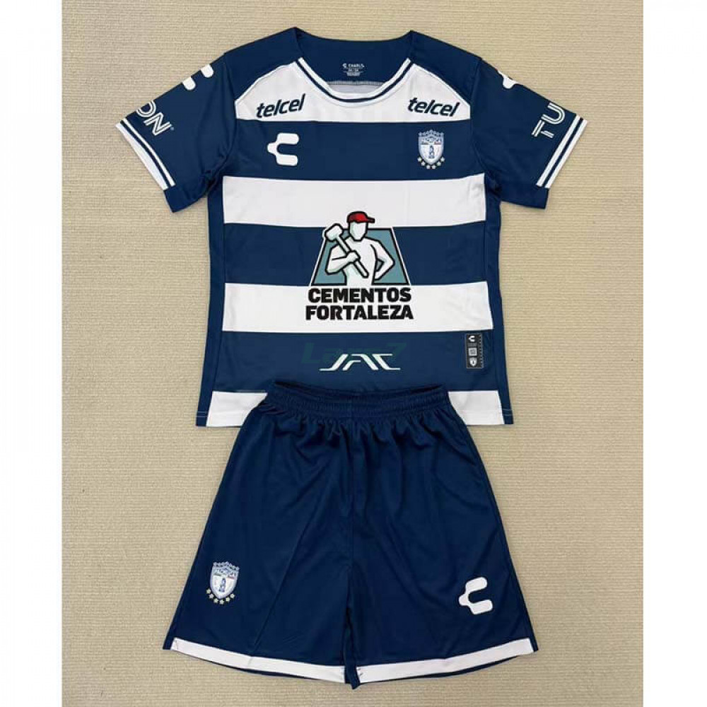 Camiseta Pachuca 1ª Equipación 2024/2025 Niño Kit Blanco/Azul