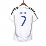 Camiseta RAUL 7 Real Madrid 1ª Equipación Retro 2006/07