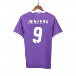 Camiseta BENZEMA 9 Real Madrid 2ª Equipación Retro 2016/17