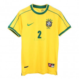 Camiseta CAFU 2 Brasil 1ª Equipación Retro 1998