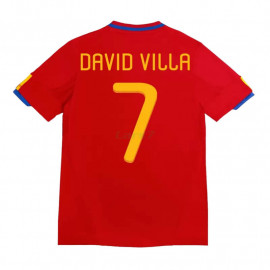 Camiseta DAVID VILLA 7 España 1ª Equipación Retro 2010