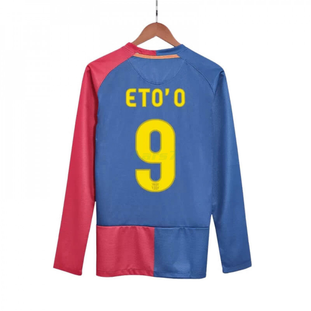 Camiseta ETO‘ O 9 Barcelona 1ª Equipación Retro 2008/09 ML