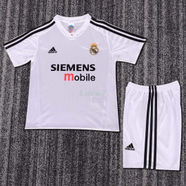 Camiseta Real Madrid 1ª Equipación Retro 2004/05 Niño Kit