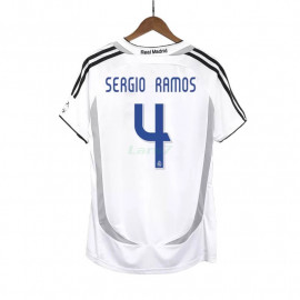 Camiseta SERGIO RAMOS 4 Real Madrid 1ª Equipación Retro 2006/07