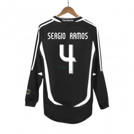 Camiseta SERGIO RAMOS 4 Real Madrid 2ª Equipación Retro 2006/07 ML