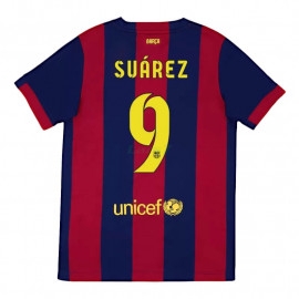 Camiseta SUÁREZ 9 Barcelona 1ª Equipación Retro 2014/15