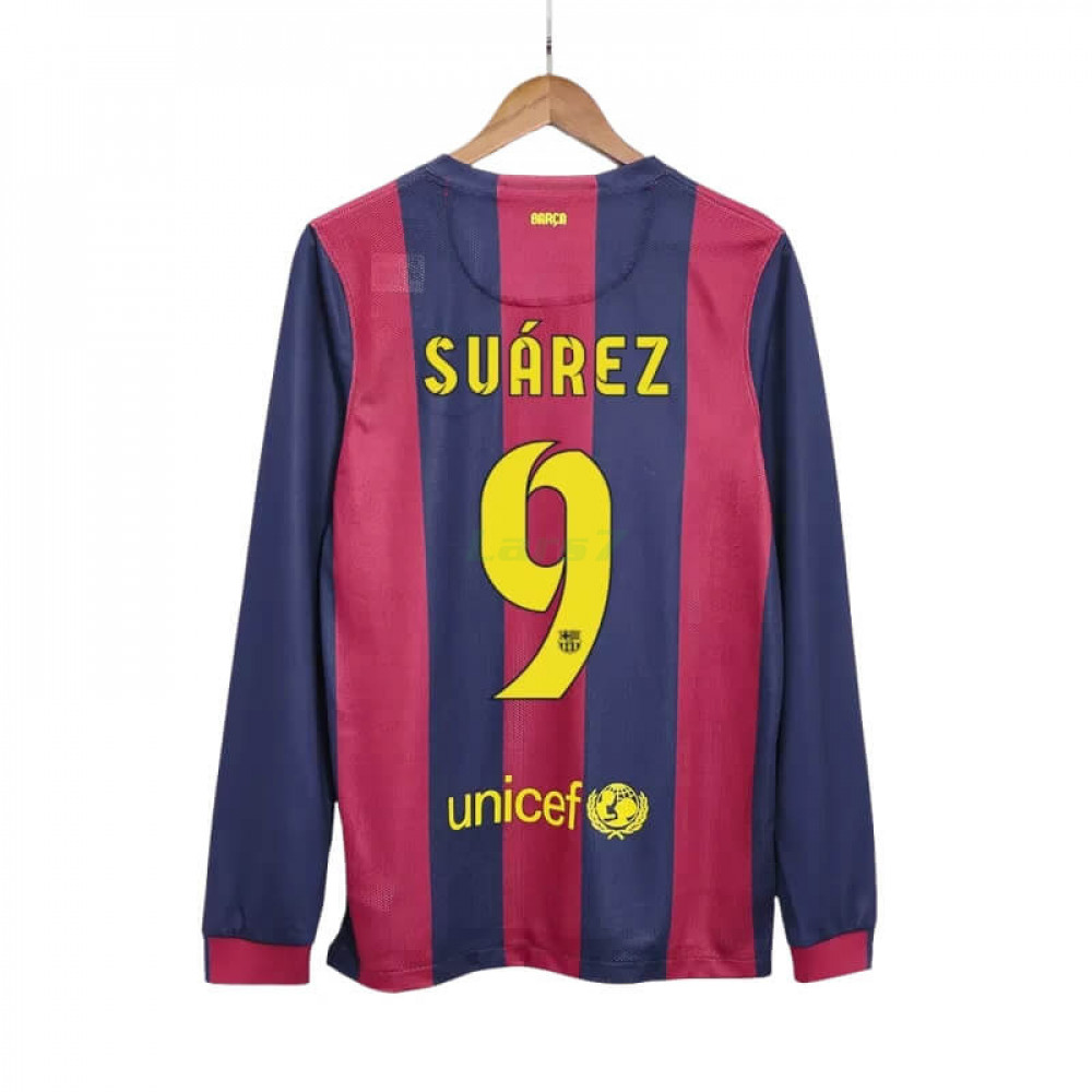 Camiseta SUÁREZ 9 Barcelona 1ª Equipación Retro 2014/15 ML