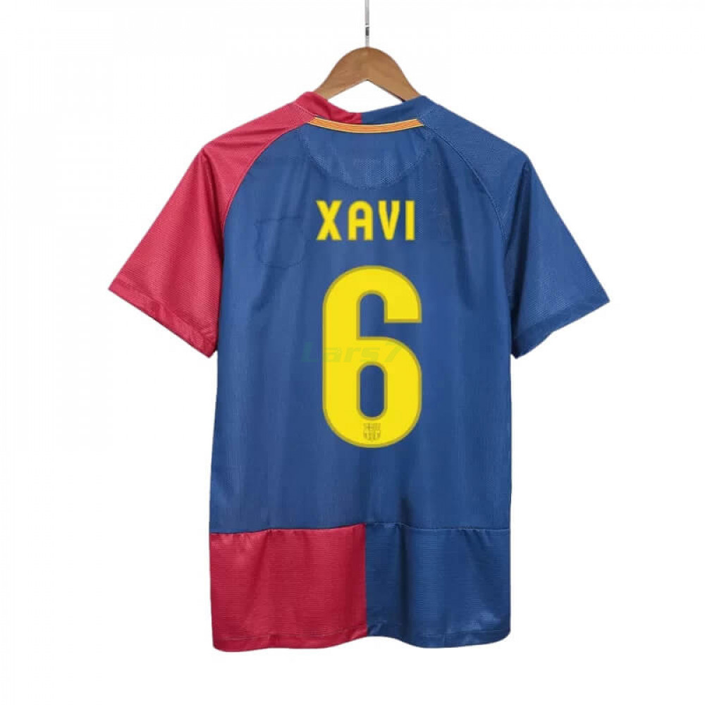 Camiseta XAVI 6 Barcelona 1ª Equipación Retro 2008/09