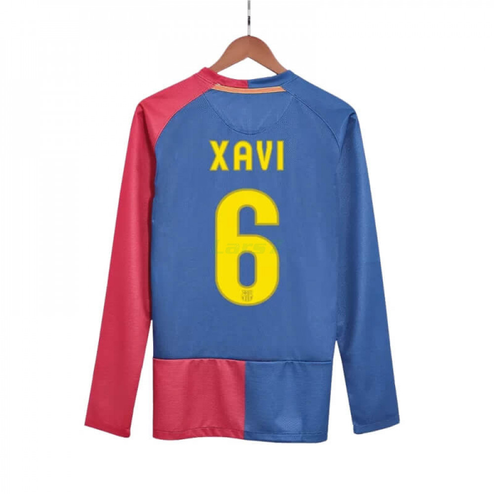 Camiseta XAVI 6 Barcelona 1ª Equipación Retro 2008/09 ML