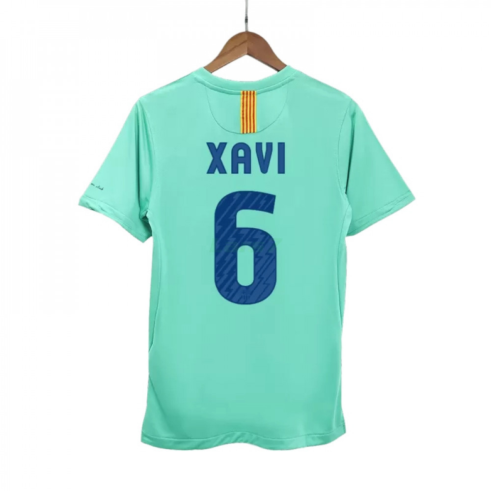 Camiseta XAVI 6 Barcelona 2ª Equipación Retro 2010/11