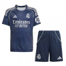 Camiseta MBAPPÉ 10 Real Madrid 2ª Equipación 2025/2026 Azul Marino Niño Kit