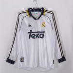 Camiseta Real Madrid 1ª Equipación Retro 1998/00 ML Blanco