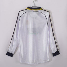 Camiseta Real Madrid 1ª Equipación Retro 1998/00 ML Blanco