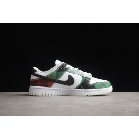 SB Dunk Low Plaid Cloth Rojo Verde