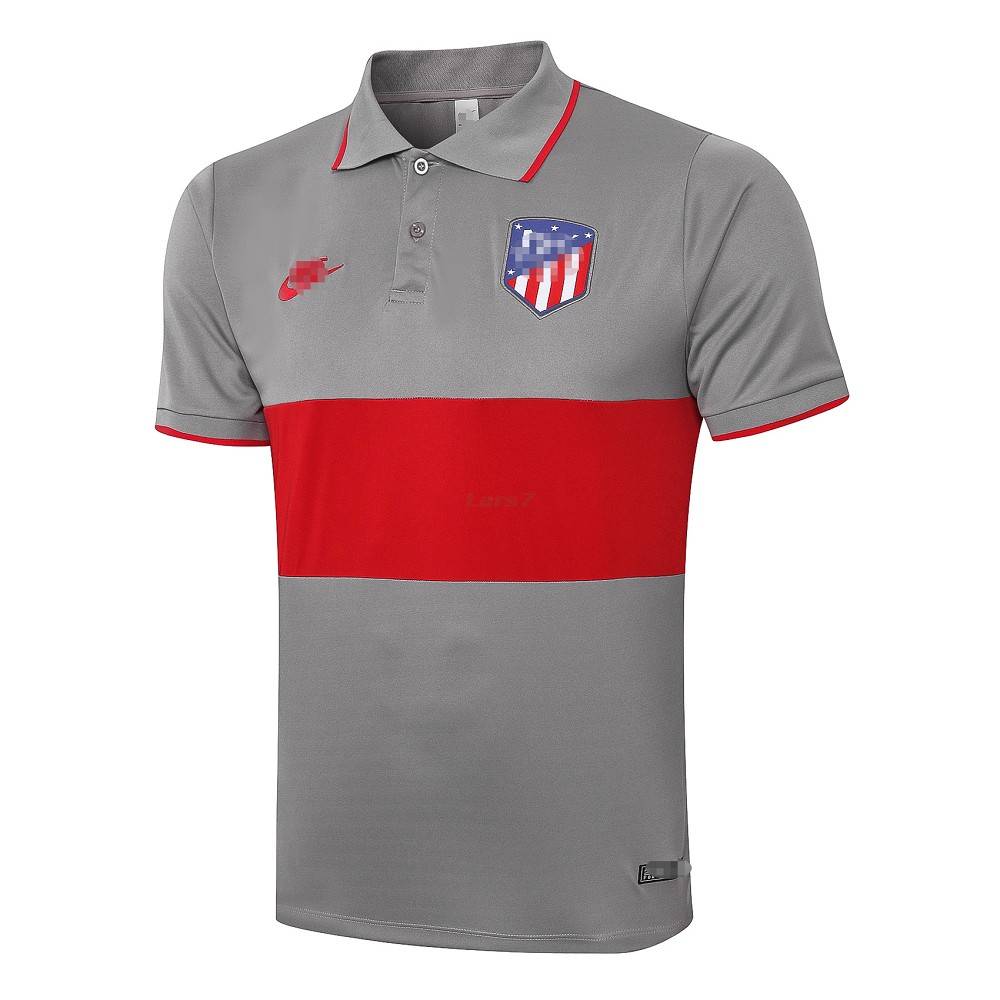 Polo Atlético de Madrid 2019/2020 Gris/Rojo