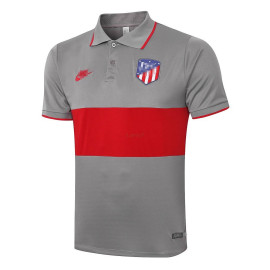 Polo Atlético de Madrid 2019/2020 Gris/Rojo