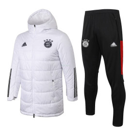 Chandal Acolchada Bayern Munich 2020/2021 Con Capucha Blanco