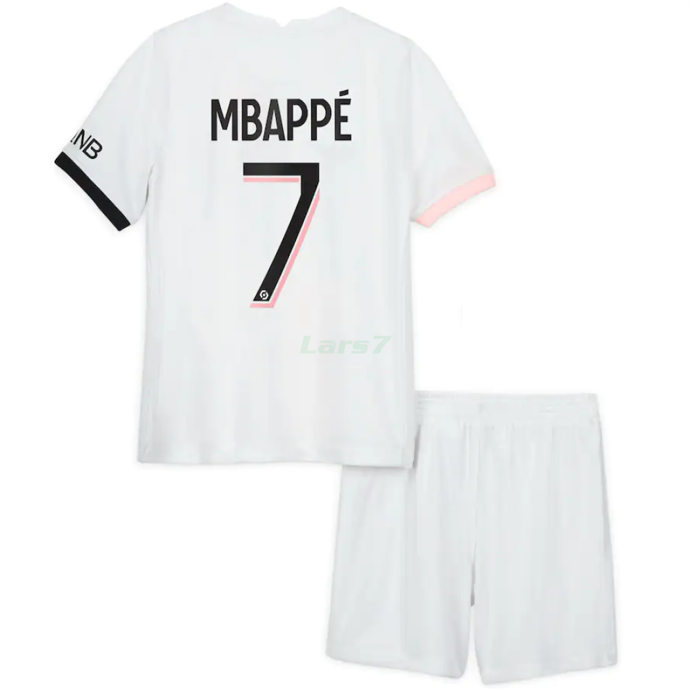 Camiseta Mbappé 7 PSG 2ª Equipación 2021/2022 Niño Kit