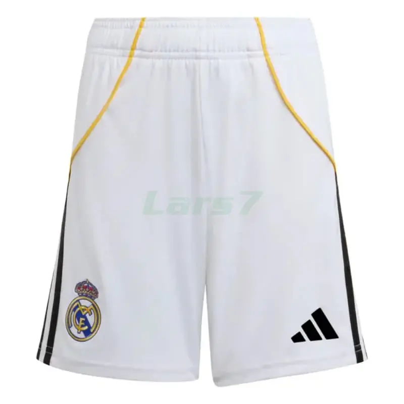 Pantalón Corto Real Madrid 1ª Equipación 2025/2026 Blanco