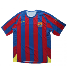 Camiseta RONALDINHO 10 Barcelona 1ª Equipación Retro 2005/2006 Rojo/Azul
