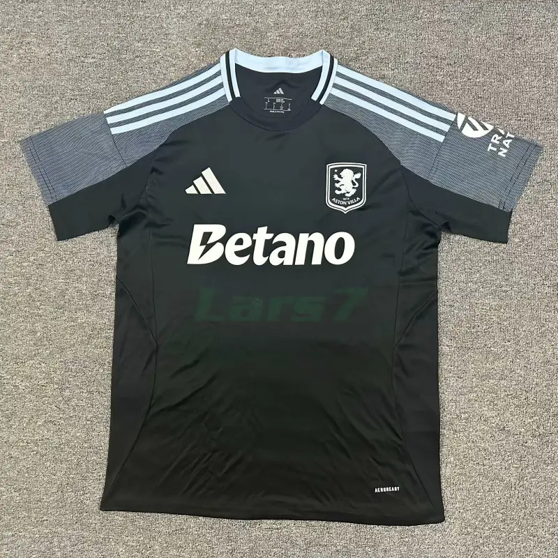 Camiseta Aston Villa 2ª Equipación 2025/2026 Negro
