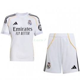 Camiseta MODRIĆ 10 Real Madrid 1ª Equipación 2025/2026 Blanco Niño Kit