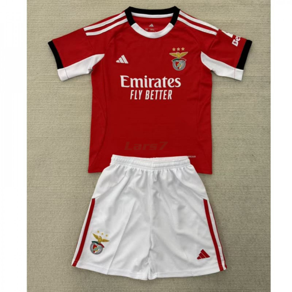 Camiseta Benfica 1ª Equipación 2025/2026 Rojo Niño Kit