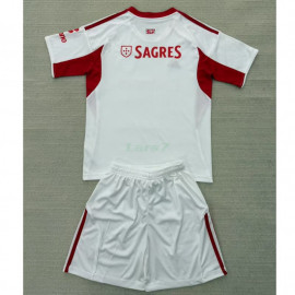 Camiseta Benfica 3ª Equipación 2025/2026 Blanco Niño Kit