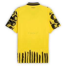 Camiseta Borussia Dortmund KidSuper 2025/2026 Amarillo con Publicitario