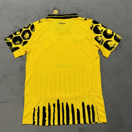 Camiseta Borussia Dortmund KidSuper 2025/2026 Amarillo con Publicitario