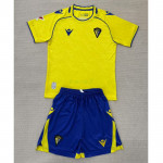 Camiseta Cadiz 1ª Equipación 2025/2026 Amarillo Niño Kit