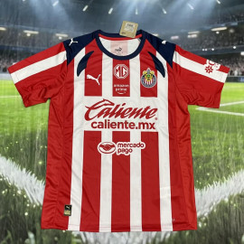 Camiseta Chivas 1ª Equipación 2025/2026 Rojo/Blanco