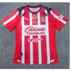 Camiseta Chivas 1ª Equipación 2025/2026 Rojo/Blanco (EDICIÓN JUGADOR)