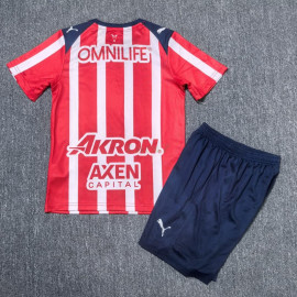 Camiseta Chivas 1ª Equipación 2025/2026 Rojo/Blanco Niño Kit