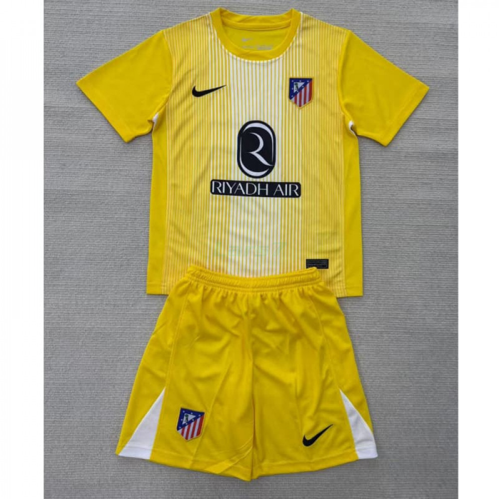 Camiseta de Portero Atlético de Madrid 2025/2026 Amarillo Niño Kit