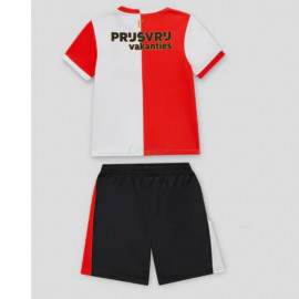 Camiseta Feyenoord 1ª Equipación 2025/2026 Rojo/Blanco Niño Kit