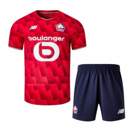 Camiseta Lille OSC 1ª Equipación 2025/2026 Rojo Niño Kit