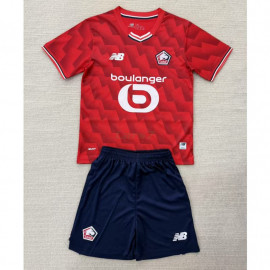 Camiseta Lille OSC 1ª Equipación 2025/2026 Rojo Niño Kit